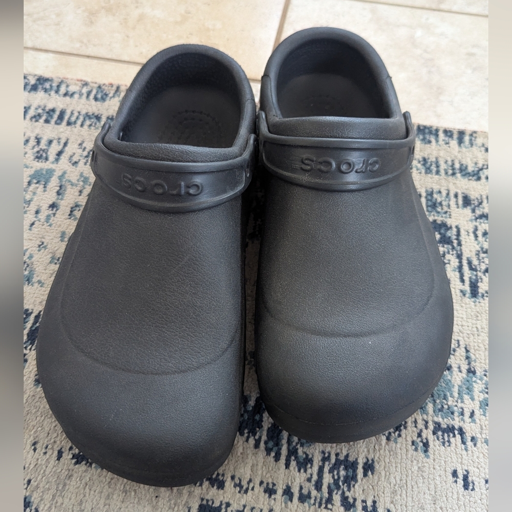 Black Mens Crocs Size 12 Specialist II/ Bistro Clog